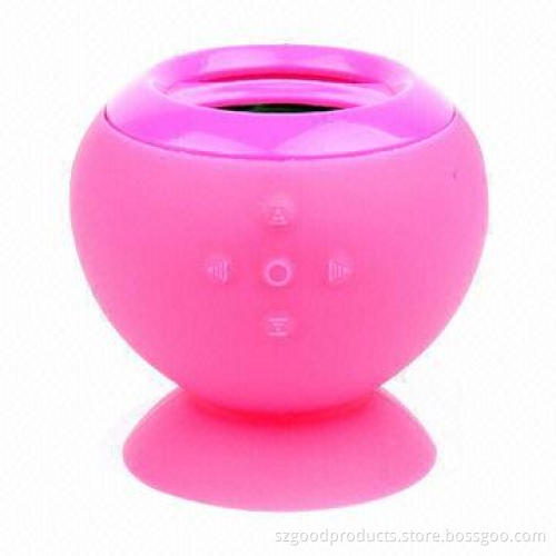 Portable Bluetooth Speaker with Strong Sucker, Bluetooth 4.0 + EDR Technology